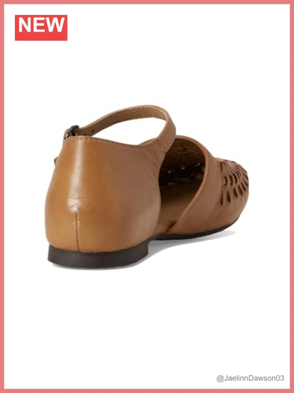 Seychelles Women's Crimson Woven Leather Flat Shoes Adjustable Ankle Strap